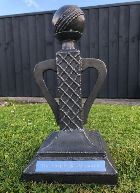 The magnificent Aled Davies 100 trophy made by Gerald Hicks